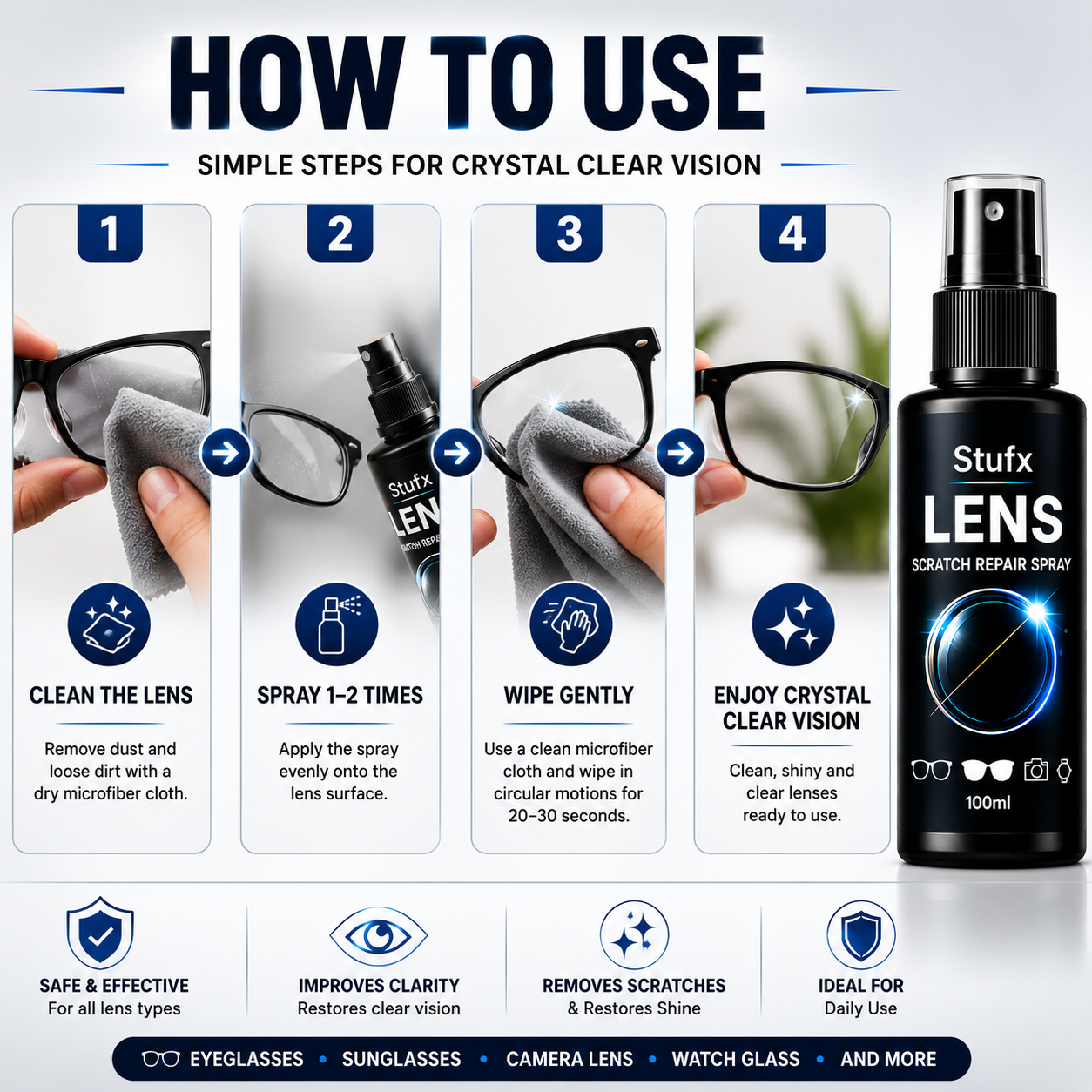 UNI™ - Glass Scratch Repair Spray ( BUY 1 GET 1 FREE )