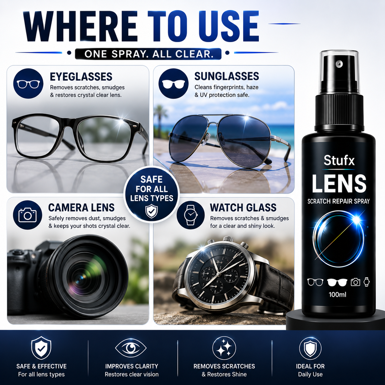 UNI™ - Glass Scratch Repair Spray ( BUY 1 GET 1 FREE )