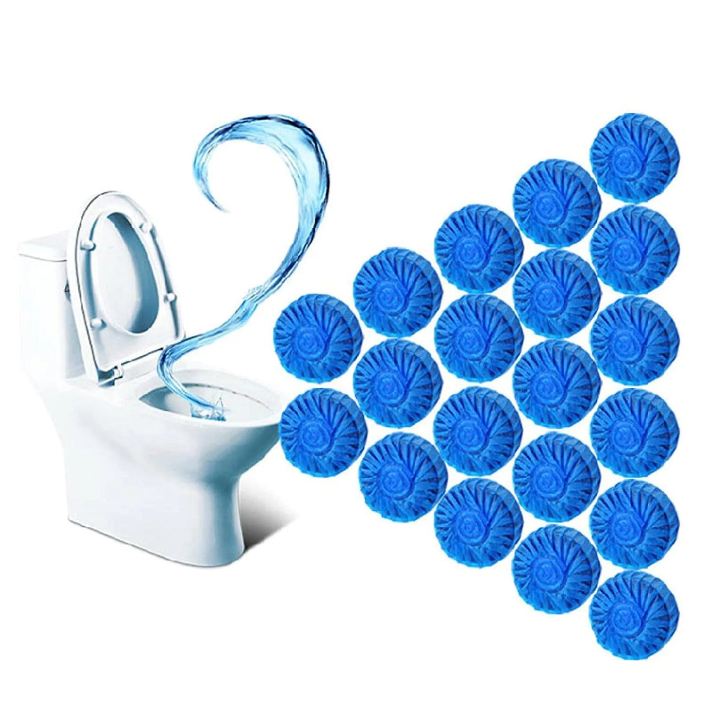 Automatic Toilet Bowl Cleaner Tablets – Powerful Bathroom Tank Cleaner for Fresh, Stain-Free Toilets